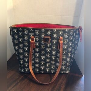 Dooney & Bourke Black and Brown Tote